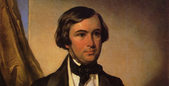 Portret mężczyzny z 1835 roku w ciemnych włosach